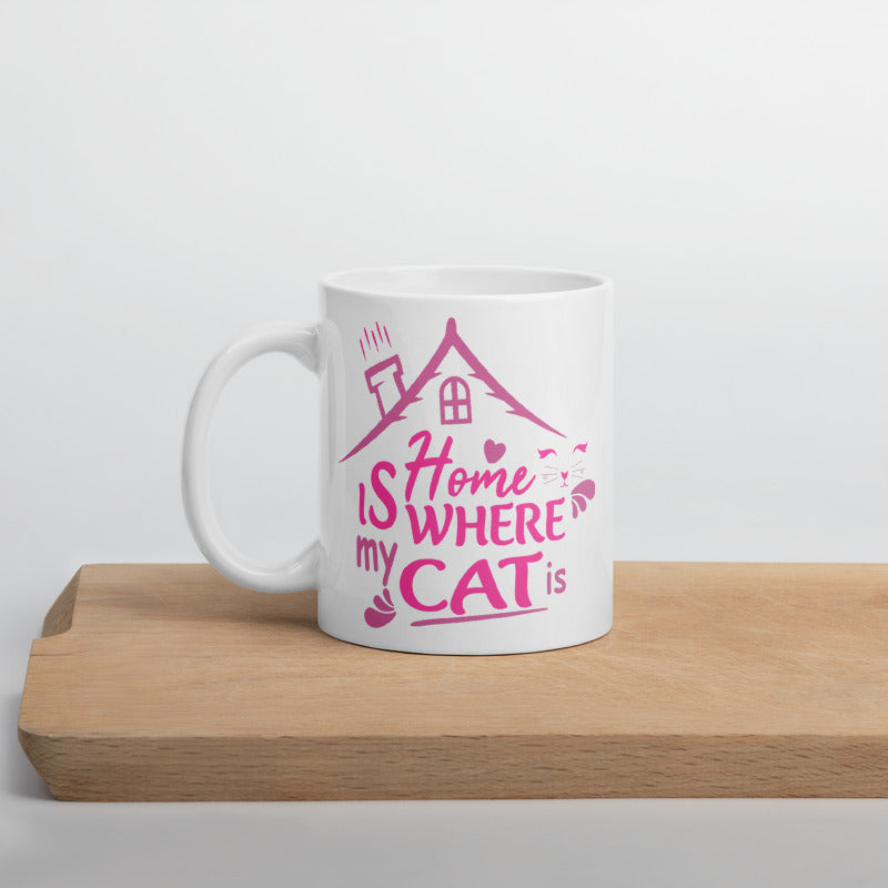 Home Is Where My Cat Is Mug