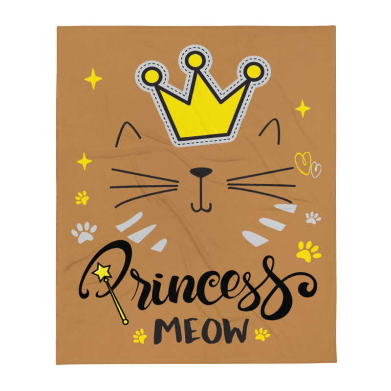 Princess Meow Blanket