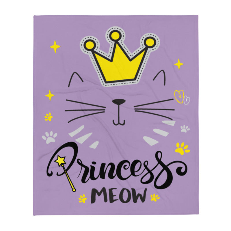 Princess Meow Blanket