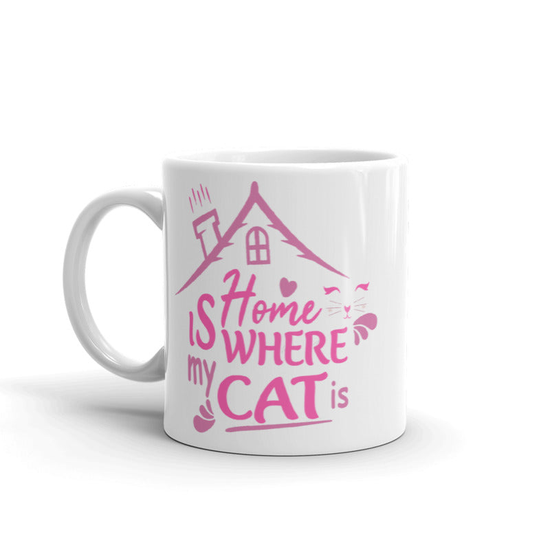 Home Is Where My Cat Is Mug